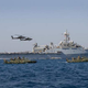 Illustration for article titled How The U.S. Navy Turned An Oil Tanker Into A Helicopter Sea Base